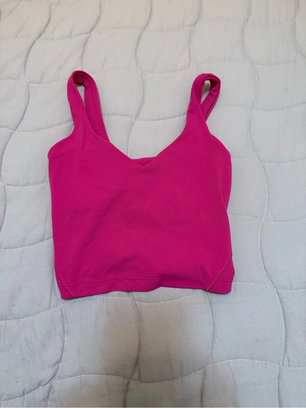 lululemon athletica Align™ Cropped Tank Top — Hot Pink